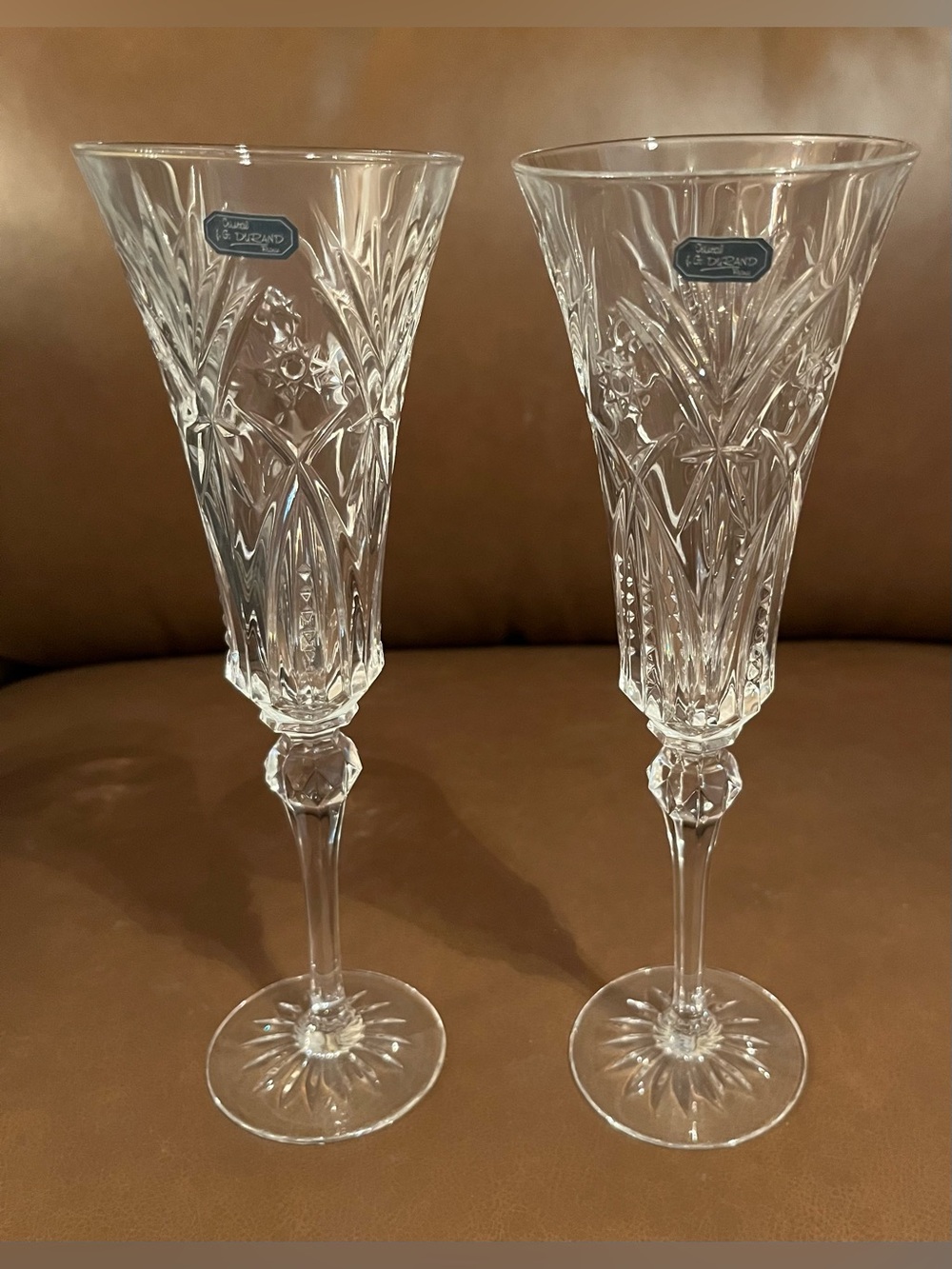 Cristal D’Arques - Durand Vincennes Lead Crystal Champagne Flutes